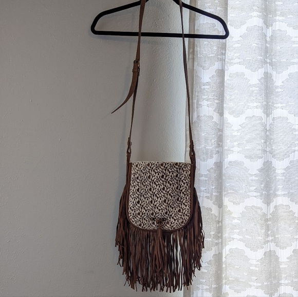 Madden Girl Handbags - Madden Girl Boho Fringe Crossbody Bag